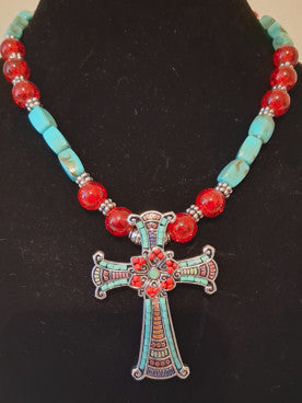 Necklace, Red Aventurine BEads